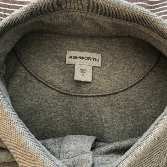 Ashworth Grey Golf Polo - Picture 2 of 4